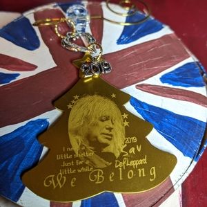 Def Leppard SAV EnGraved Ornament